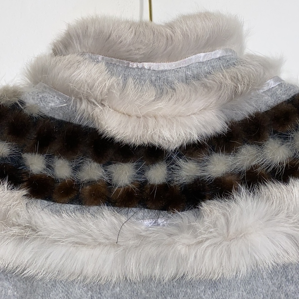 Vintage Mitra Angora and Lams Wool Button Down Sweater - Picture 9 of 16